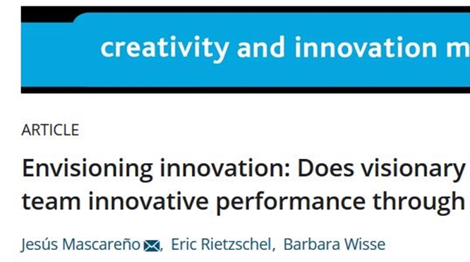 New publication on "Envisioning Innovation"