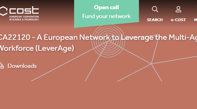 EU Cost Action grant LeverAge: A European network to leverage the multi-age workforce